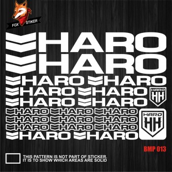 Bicycle Frame Decal Stickers  HARO-02